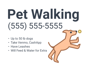 Pet Walking with Dog Icon